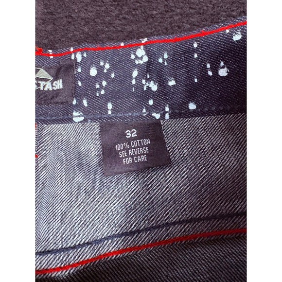 Diamond Stash Jeans 23 Jordan Graphic Print Denim Pants Red Bulls Racing Style - Picture 3 of 12